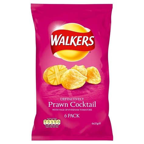 Walkers Crisps - Prawn Cocktail (6x25g) 721864890940 | eBay