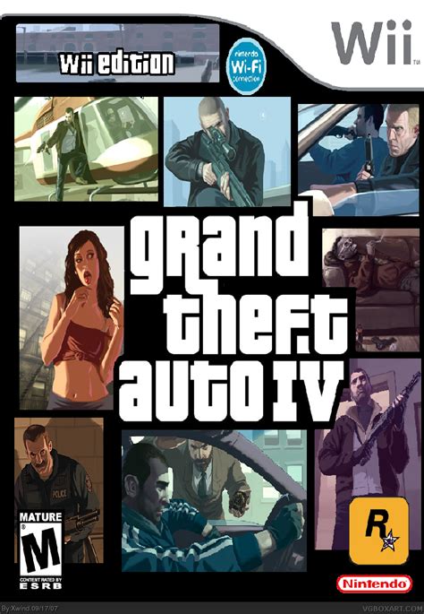 GTA: IV Wii Edition Wii Box Art Cover by Xwind