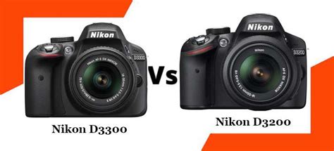 Nikon D3200 VS D3300