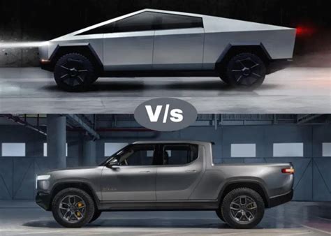 Tesla Cybertruck vs Rivian R1T Comparison- Which is Better - Vehiclesuggest