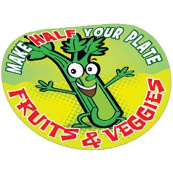 Fun Fruits & Veggies Stickers-On-A-Roll | Positive Promotions