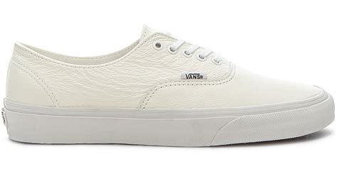 Vans Authentic Decon Premium Leather in White for Men - Lyst