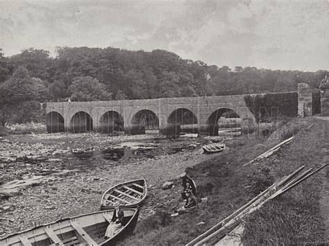 The Castle Bridge, Buncrana stock image | Look and Learn