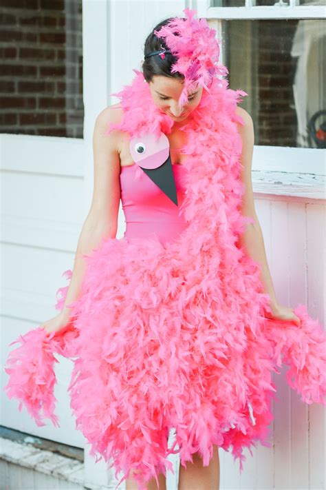 DIY flamingo costume by southern lifestyle blogger Stephanie Ziajka ...