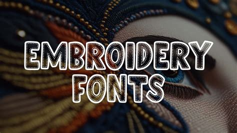 21 Pretty Embroidery Fonts that Have Love in Every Stitch | HipFonts