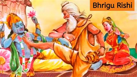 Why Rishi Bhrigu Kicked Lord Vishnu on Chest | Who's Greatest God Brahma, Vishnu or Shiva? - YouTube