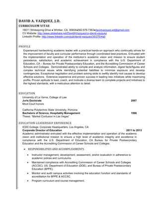 Curriculum Vitae | PDF