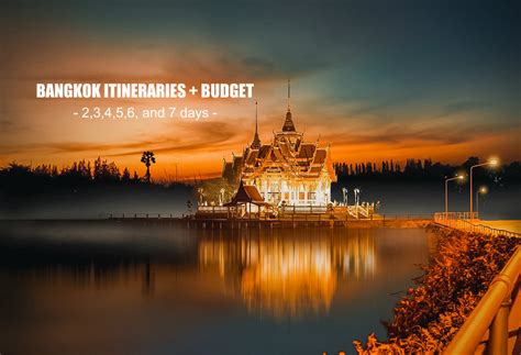 Sample BANGKOK ITINERARIES (2,3,4,5,6,7 Days) with Budget - Pinay Solo ...