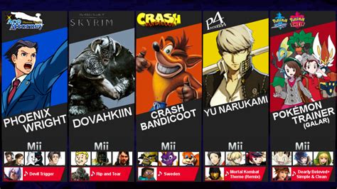 My Smash Ultimate Fighters Pass 2 by LeeHatake93 on DeviantArt