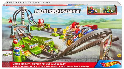 Hot Wheels Mario Kart Mario Circuit 164 Deluxe Track Set Mattel Toys ...