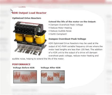 Line Reactor / Load Reactor on VFD Output Side for 380V Non-Inverter Duty Motor?