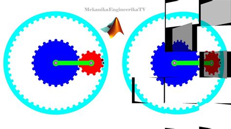 Motion animation using Matlab: Epicyclic gear train (Effect of the arm ...