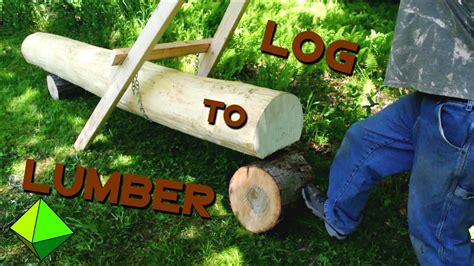 DIY Chainsaw Mini Mill Log Prep & Procedure - YouTube