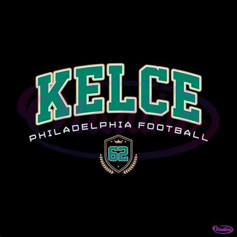 Jason Kelce 62 Philadelphia Football SVG