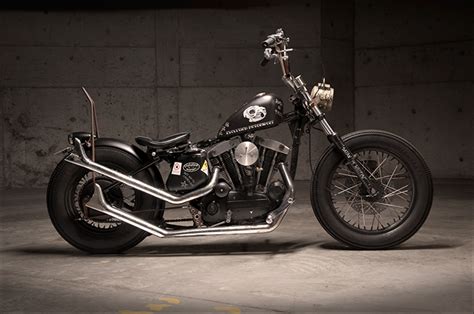 1969 Harley Rat Bobber - Pipeburn