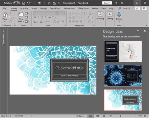 PowerPoint Designer in PowerPoint 365 for Windows