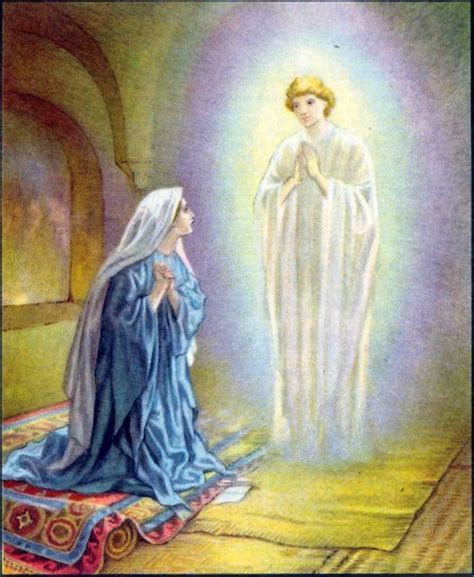 The Gospel Of Luke: Chapter I | Annunciation, Blessed mary, Blessed mother mary