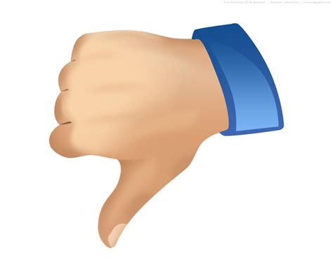 Cons Thumbs Down - ClipArt Best