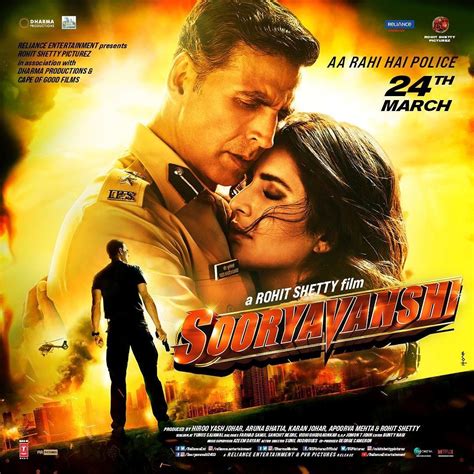 Katrina Kaif Shares A New Poster From The Film Sooryavanshi With Akshay Kumar - ScoopNow ...