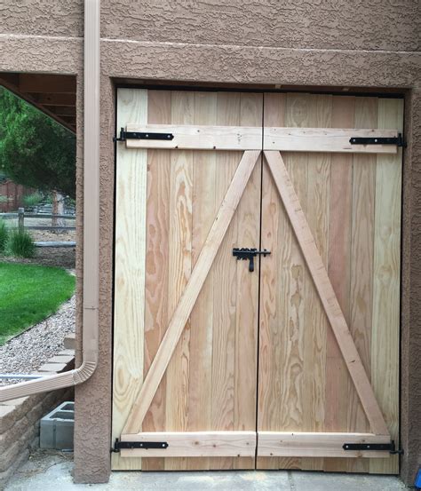 How to build double shed doors step by step guide – Artofit