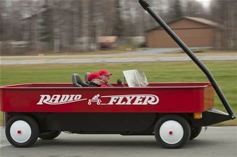 Alaska couple converts pickup into giant Radio Flyer car - masslive.com