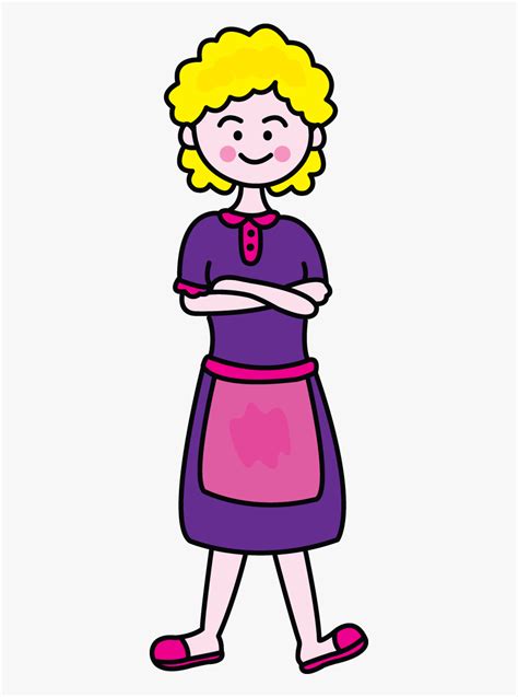 Mother Cartoon Drawing - Drawing Of A Mom , Free Transparent Clipart - ClipartKey