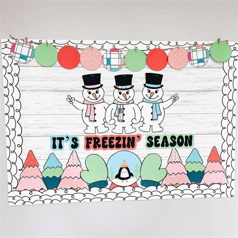 Fun Snowman Bulletin Board With an Amazing Purpose