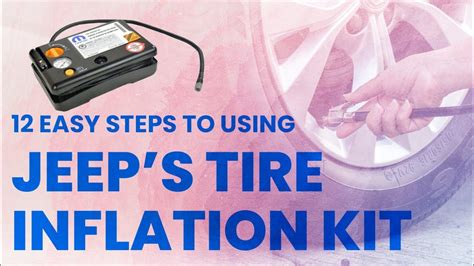 How To Use Jeep's Tire Inflation Kit. - YouTube