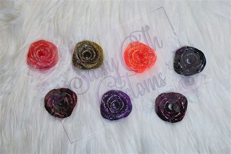 Resin Flower Straw Toppers - Etsy