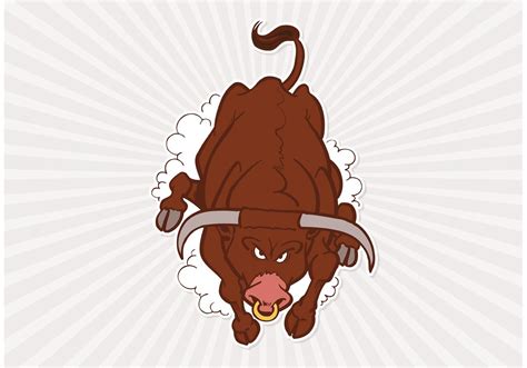 Free Charging Bull Vector - Download Free Vector Art, Stock Graphics ...