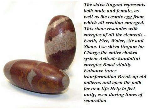 Shiva Lingam helps to improve overall energetic and physical health ...