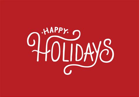 Happy Holidays Lettering Vector - Download Free Vector Art, Stock Graphics & Images