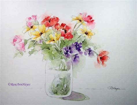 1000+ images about Watercolor Flowers tutorials on Pinterest ...