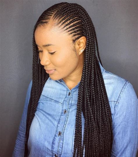 33+ box braids and cornrow hairstyles - LaineDanial