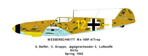 Camouflage and Markings of the Messerschmitt Me 109 - Bf 109 Camouflage & Markings - iModeler