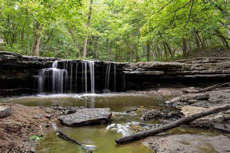 Mini waterfall at Platte River State Park in Nebraska [OC] [6000x4000] Mini Waterfall, I Want To ...