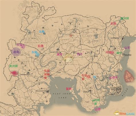 荒野大镖客2地图,荒野大镖客2中文地图 - 伤感说说吧