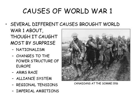 Causes Of World War 1