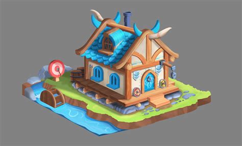 ArtStation - Viking House Concept Art