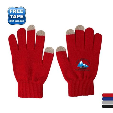 Acrylic Knit Touch Screen Gloves | Promotions Now