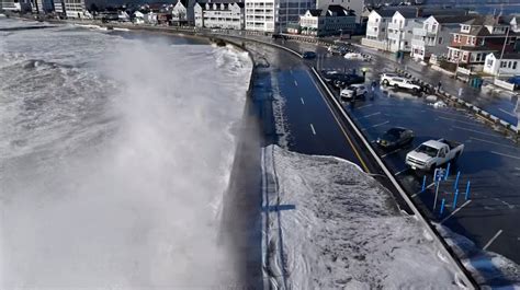 Cleanup continues along New England coast after widespread flooding