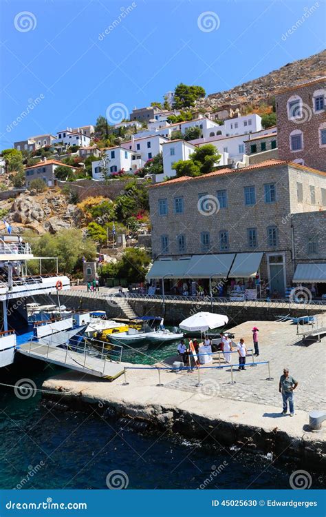 Hydra, Greece editorial image. Image of europe, mountain - 45025630