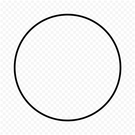 Black Outline Circle PNG | Citypng