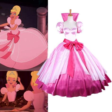 Princess Lottie Charlotte Costume Cosplay Party Dress From Princess And The Frog - Women