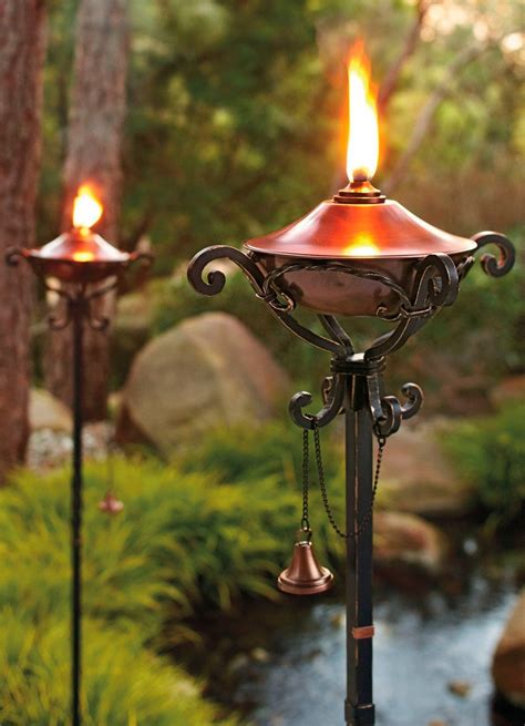 Handcrafted in pure copper and sturdy iron, our gorgeous Regent Torches ...