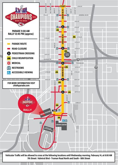 Super Bowl parade route in Kansas City 2024 | | koamnewsnow.com