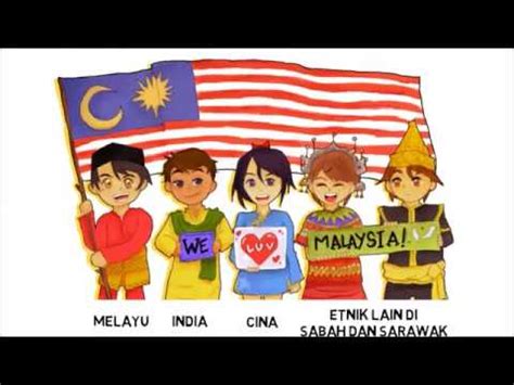 Poster Perpaduan Kaum Di Malaysia