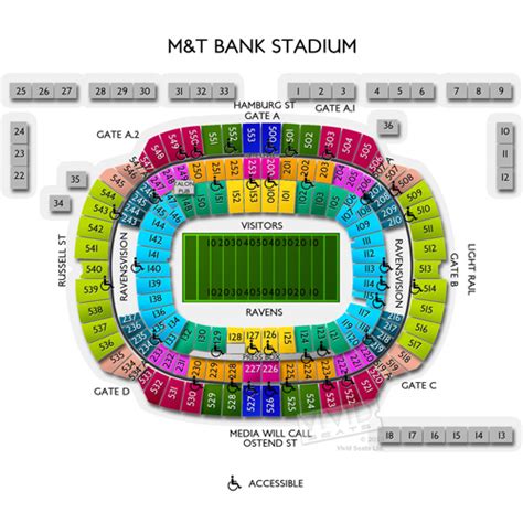 M&T Bank Stadium Event Tickets - Seating Charts