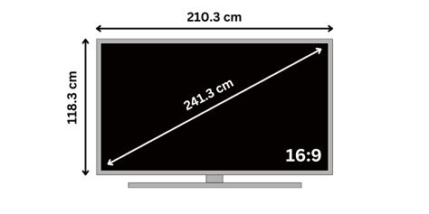 95 Inch TV Dimensions | Television Size, Length, Width