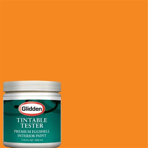 Glidden Premium 8-oz. Orange Marmalade Interior Paint Tester-GLO04 D8 ...